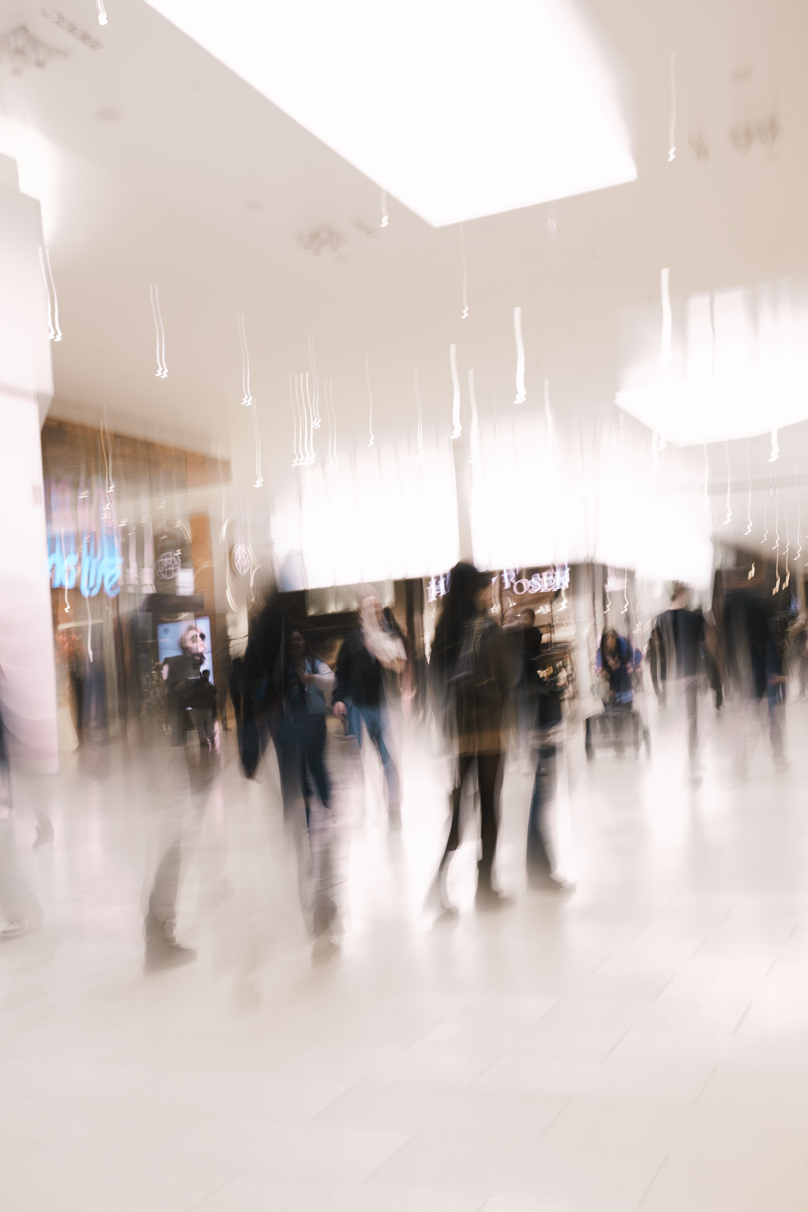 at the mall
