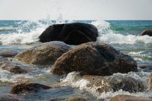 three rocks, georgian bay